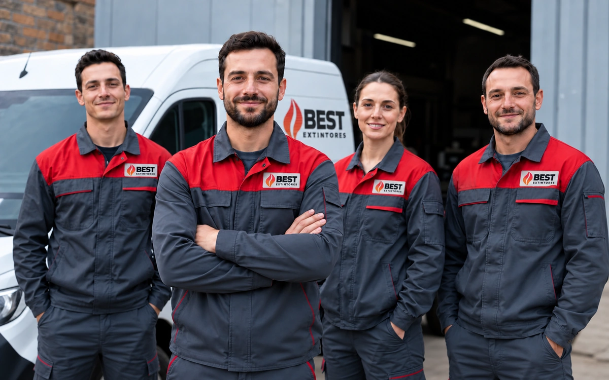 El equipo de Best Extintores